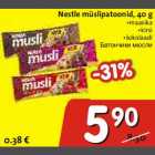 Allahindlus - Nestle müslibatoonid 