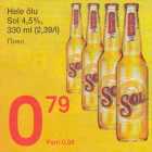 Hele õlu
Sol 4,5%,
330 ml