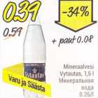 Allahindlus - Mineraalvesi Vytautas, 1,5 l