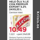 HELE ÕLU A.LE COQ PREMIUM EXPORT