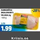 Allahindlus - RANNAMÕISA BROILERIKINTS SELJAGA, kg ~500 g