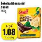 Allahindlus - Šokolaadibanaanid Casali 150 g