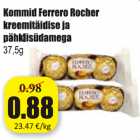 Allahindlus - Kommid Ferrero Rocher kreemitäidise ja pähklisüdamega 37,5 g