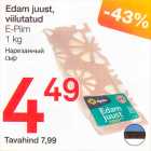 Edam juust, viilutatud E-Piim, 1 kg