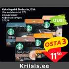 Kohvikapslid Starbucks, 12 tk

