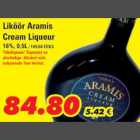 Alkohol - Liköör Aramis Cream Liqueur
