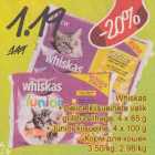 Allahindlus - Whiskas .Delice kiisueinete valik grillitud lihaga, 4 x 85 g .Junior kiisueine, 4 x 100 g