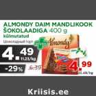 ALMONDY DAIM MANDLIKOOK
ŠOKOLAADIGA 400 g