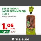 Allahindlus - EESTI PAGAR
JASSI SEEMNELEIB
650 g