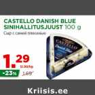 Allahindlus - CASTELLO DANISH BLUE
SINIHALLITUSJUUST 100 g