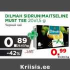 Allahindlus - DILMAH SIDRUNIMAITSELINE
MUST TEE 20x1,5 g