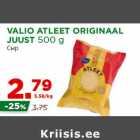 Allahindlus - VALIO ATLEET ORIGINAAL
JUUST 500 g