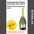 Allahindlus - Itaalia vahuvein Cinzano Gran Dolce, 9,5%, 750 ml