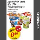 Jogurtikreem Saare, 5%, 400 g