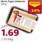 Allahindlus - Marta Pagar Jõulukook
230 g