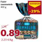 Allahindlus - Fazer
seemneleib
400 g