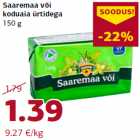 Allahindlus - Saaremaa või
koduaia ürtidega
150 g