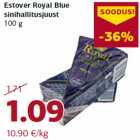 Allahindlus - Estover Royal Blue
sinihallitusjuust
100 g