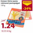 Allahindlus - Estover Hiirte juustu
rebitavad juustupulgad
120 g