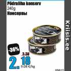 Allahindlus - Põdraliha konserv
240g
