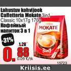 Allahindlus - Lahustuv kohvijook
Caffetteria Mokate 3in1

