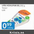 LIISU KOHUPIIM 9%, 250 G