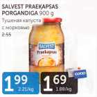 SALVEST PRAEKAPSAS PORGANDIGA 900 G