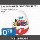 KINDER SURPRISE ÜLLATUSMUNA 20 g