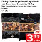 Allahindlus - Tudengi eine või jõhvikate ja pähklite
segu Premium, Germund, 300 g
