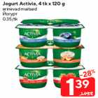 Jogurt Activia, 4 tk x 120 g

