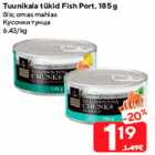 Tuunikala tükid Fish Port, 185 g

