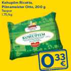 Allahindlus - Kohupiim Ricotta,
Piimameister Otto, 200 g
