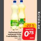 Karboniseeritud
maitsevesi Vichy
Fresh Bubbles, 1,5 l