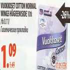 Allahindlus - Vuokosset cotton normal wings hügieeniside