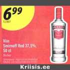 Allahindlus - Viin Smirnoff Red 37,5%, 50 cl