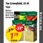 Tee Greepfield, 25 tk