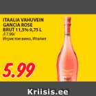 Allahindlus - ITAALIA VAHUVEIN
GANCIA ROSE
BRUT