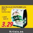 HELE ÕLU A.LE COQ PILSNER