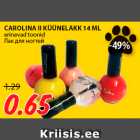 Allahindlus - CAROLINA II KÜÜNELAKK 14 ML