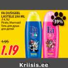 Allahindlus - FA DUŠIGEEL
LASTELE 250 ML