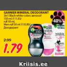 GARNIER MINERAL DEODORANT