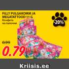 FILLY PULGAKOMM JA
MEGATATTOOD 11 G