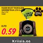 FAZER MUST TASKULEIB
SEEMNETEGA 270 G