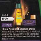 Allahindlus - L`Oreal Nutri Gold öökreem-mask