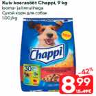 Kuiv koerasööt Chappi, 9 kg

