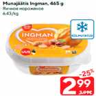 Munajäätis Ingman, 465 g
