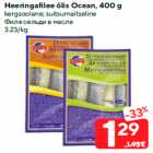 Allahindlus - Heeringafilee õlis Ocean, 400 g

