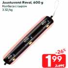 Juustuvorst Reval, 600 g
