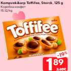 Kompvekikarp Toffifee, Storck, 125 g
