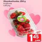 Maasikad karbis, 250 g
